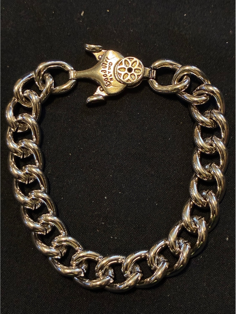 Men's Stainless Steel Curb Chain Link Bracelet Heavy 8”